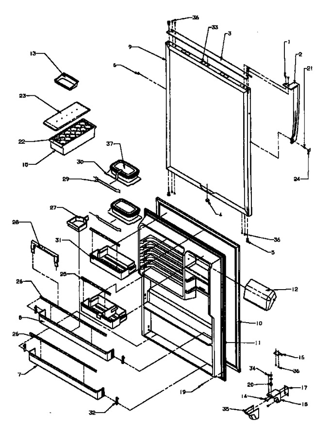 Diagram for TX21A3W (BOM: P1181504W W)