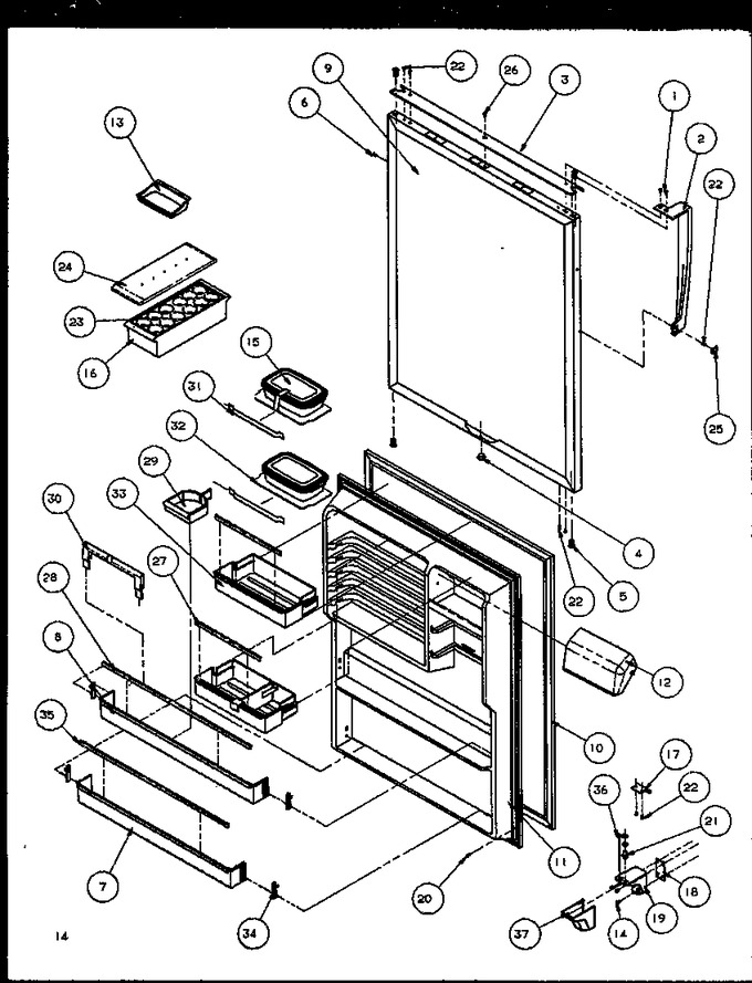 Diagram for TZ21RE (BOM: P1157604W E)