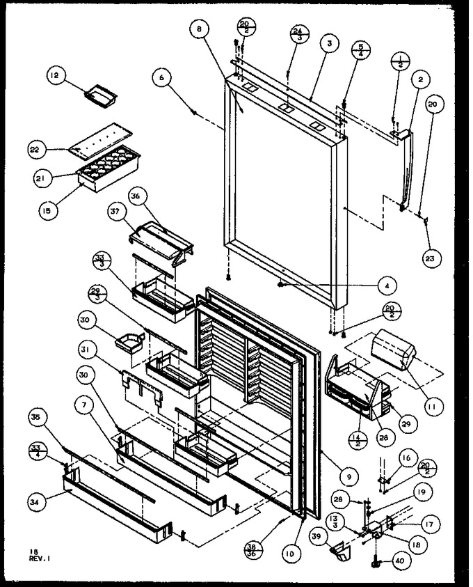 Diagram for TZI22RL (BOM: P1168003W L)