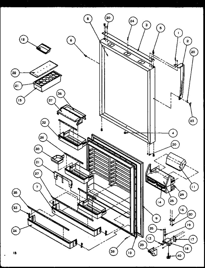 Diagram for TZI22RW (BOM: P1168007W W)