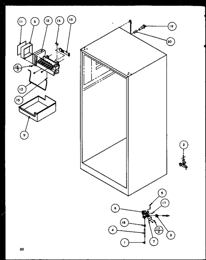 Diagram for TZI23QG (BOM: P1114905W G)