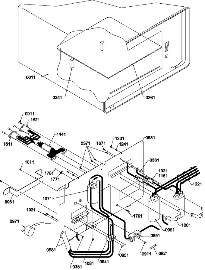 Diagram for U1600D (BOM: P1194303M)