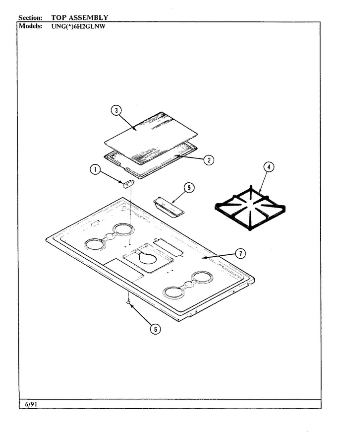 Diagram for UNGW6H2GLNW-AD