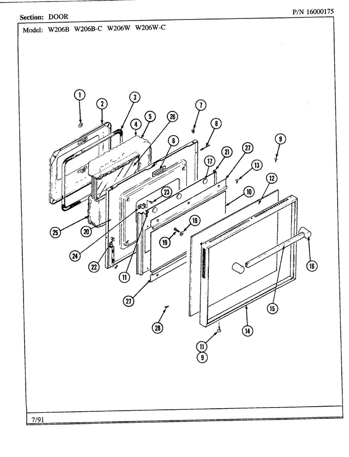 Diagram for W206W-C