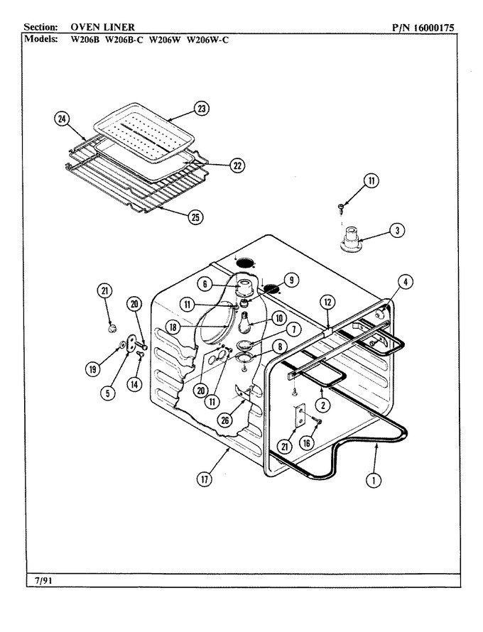 Diagram for W206W-C