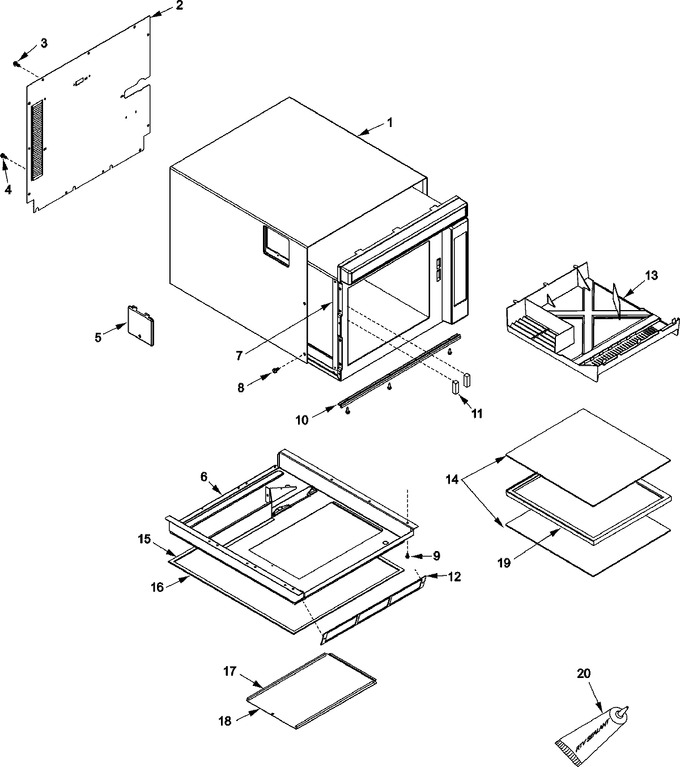 Diagram for WDYRC2 (BOM: P1330112M)