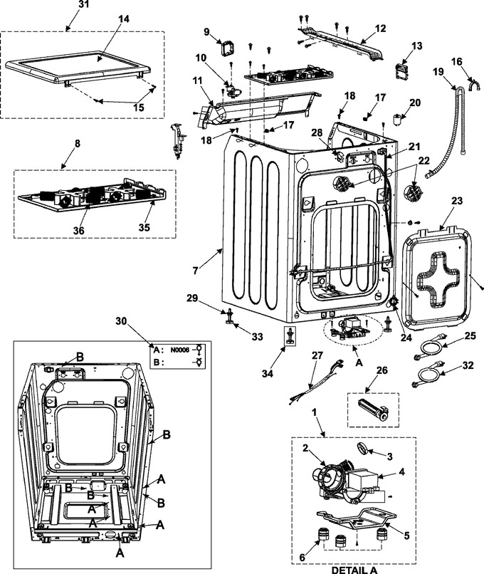 Diagram for WF316BAW