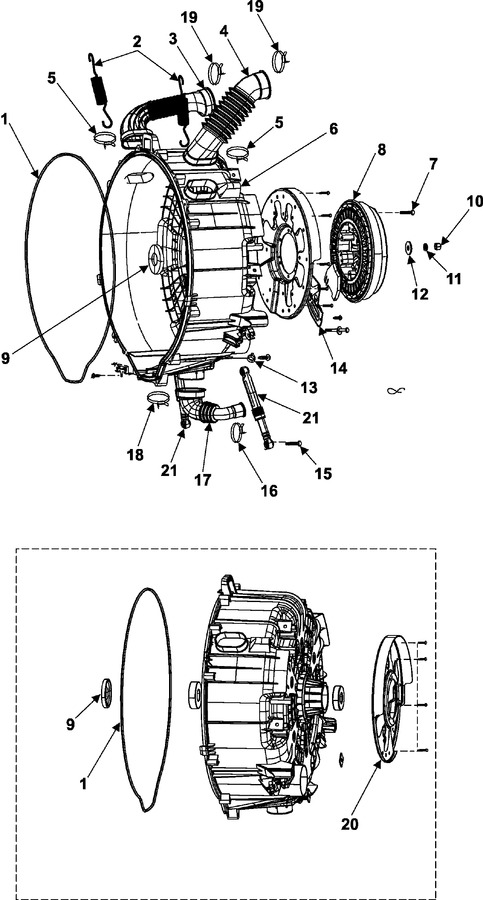 Diagram for WF316LAS/XAA
