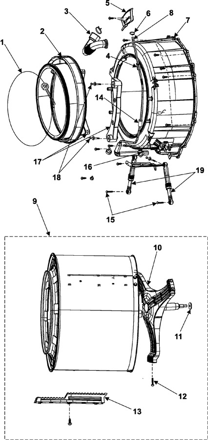 Diagram for WF306BHW/XAA