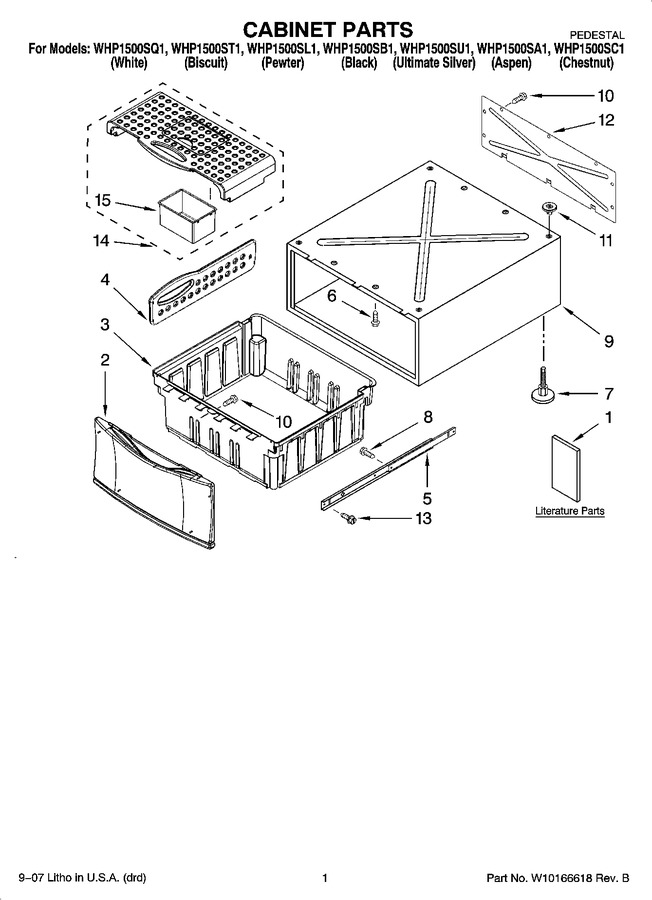 Diagram for WHP1500SL1