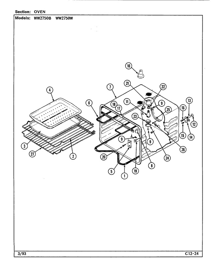 Diagram for WW2750B