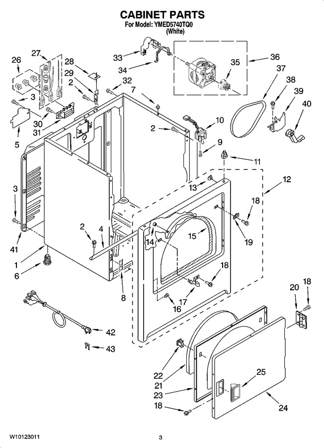 Diagram for YMED5740TQ0