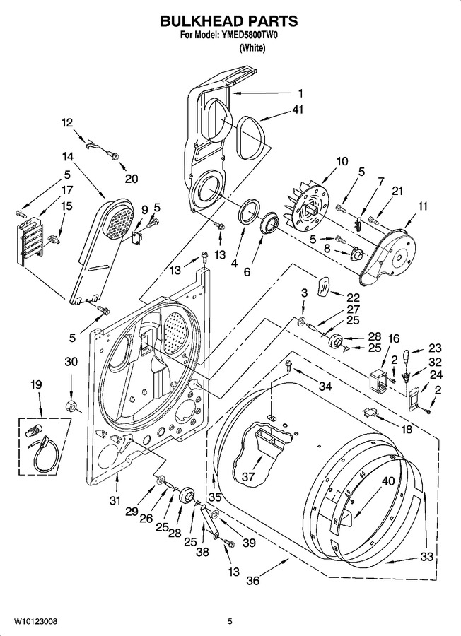 Diagram for YMED5800TW0