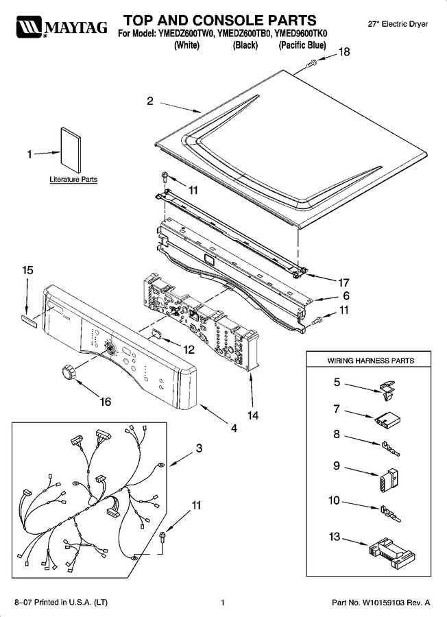 Diagram for YMEDZ600TW0