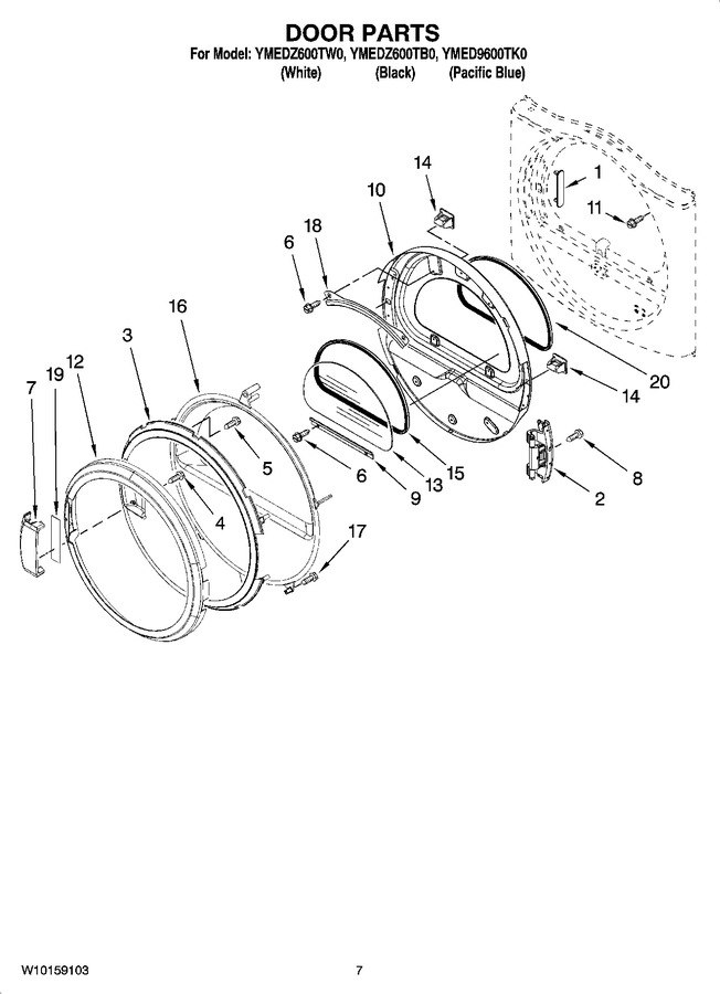 Diagram for YMEDZ600TW0