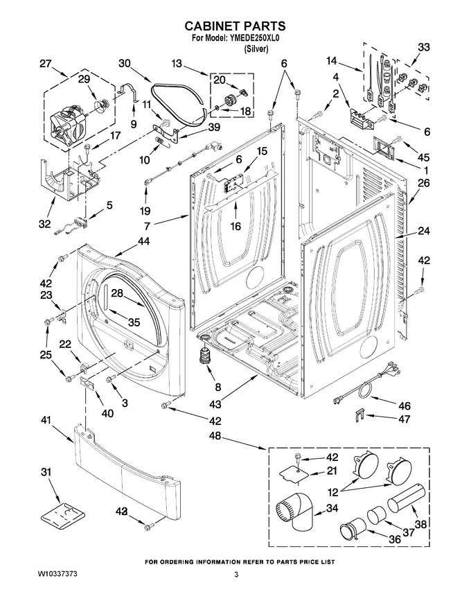 Diagram for YMEDE250XL0