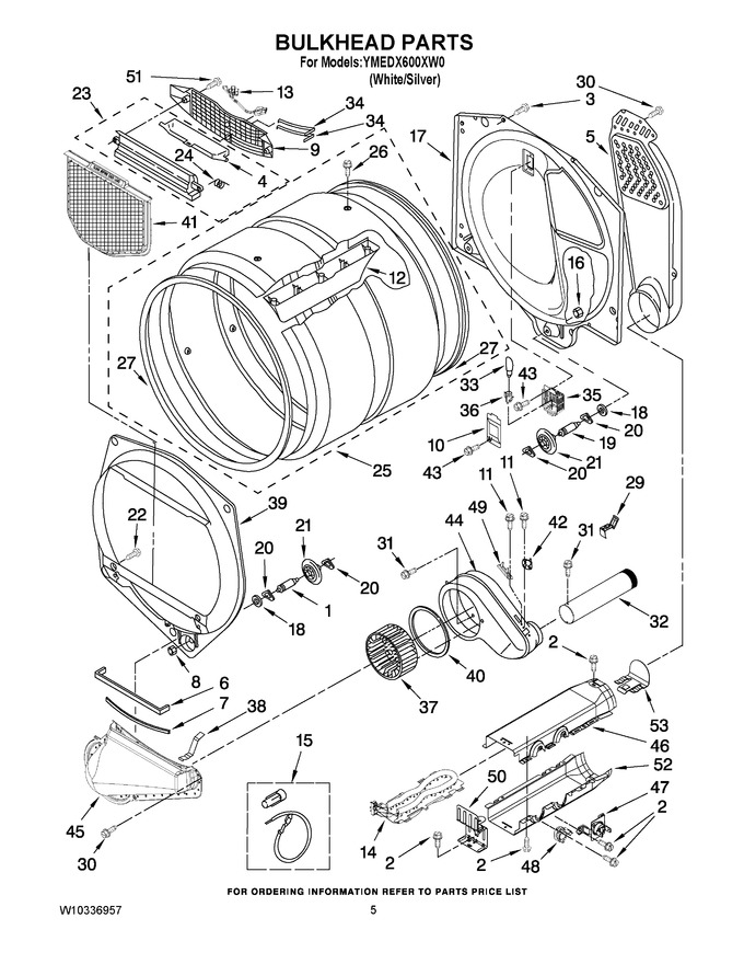 Diagram for YMEDX600XW0