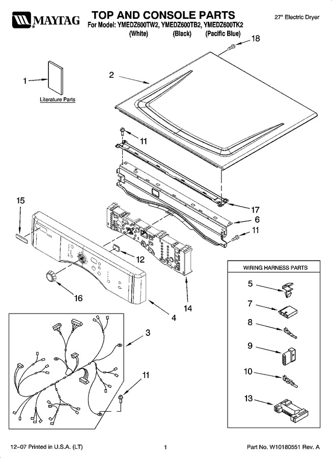 Diagram for YMEDZ600TB2