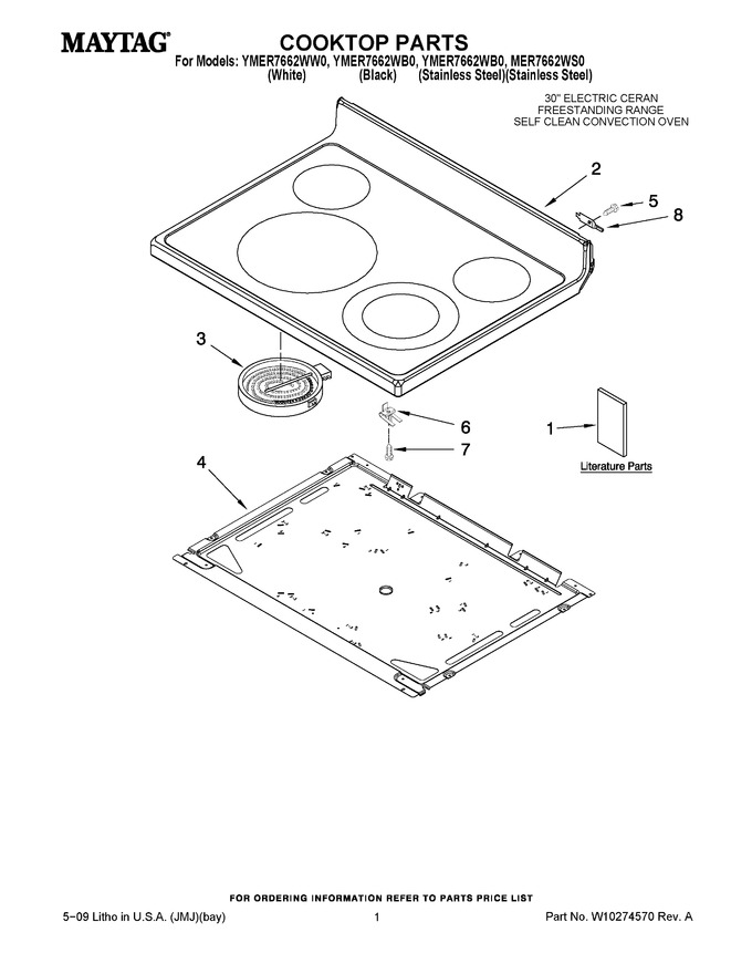 Diagram for YMER7662WW0