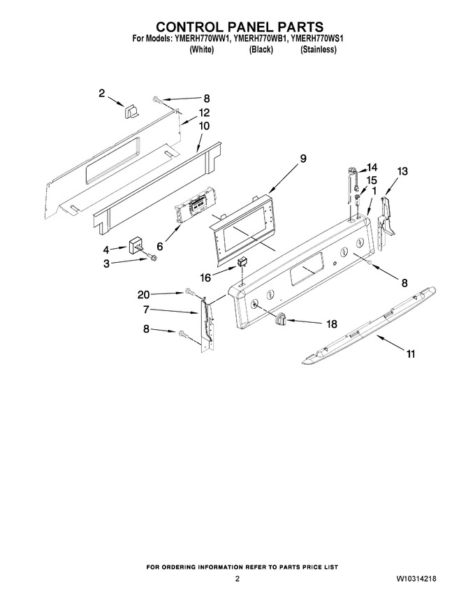 Diagram for YMERH770WW1