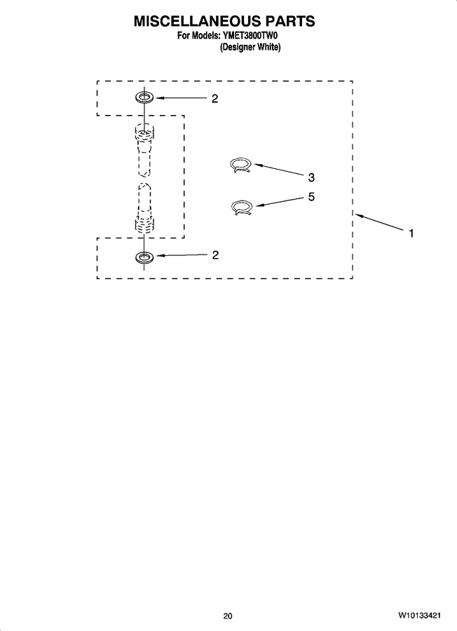 Diagram for YMET3800TW0