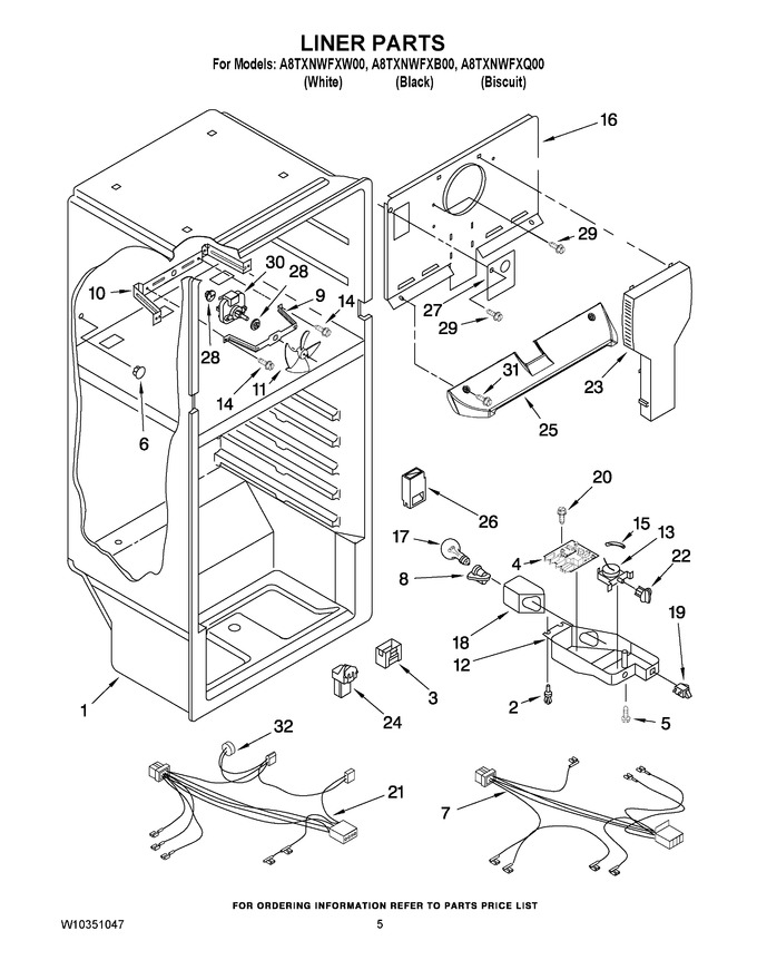 Diagram for A8TXNWFXW00