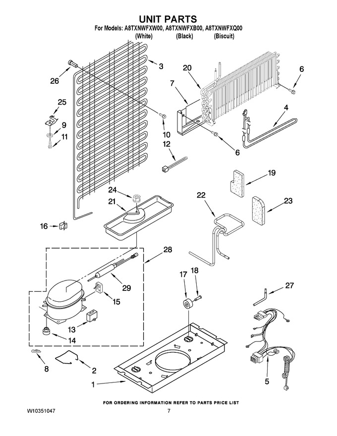 Diagram for A8TXNWFXW00