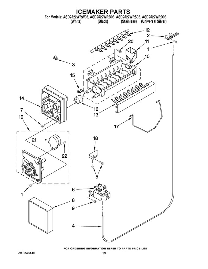 Diagram for ASD2522WRD03