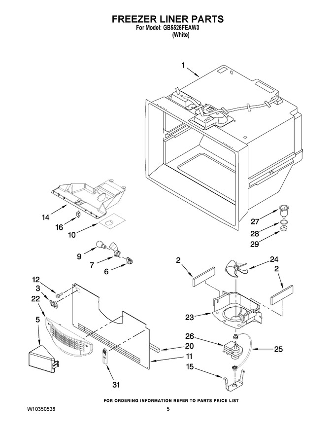 Diagram for GB5526FEAW3