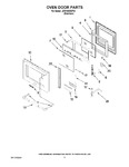 Diagram for 06 - Oven Door Parts