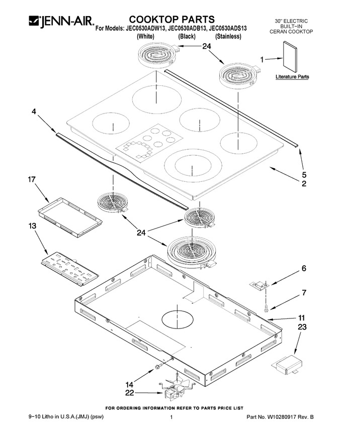 Diagram for JEC0530ADW13