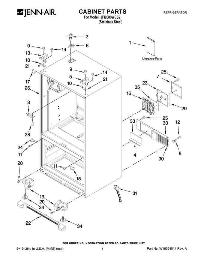 Diagram for JFI2089WES2