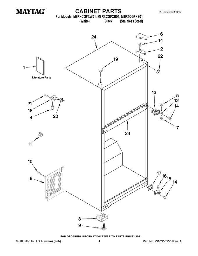 Diagram for M8RXCGFXB01