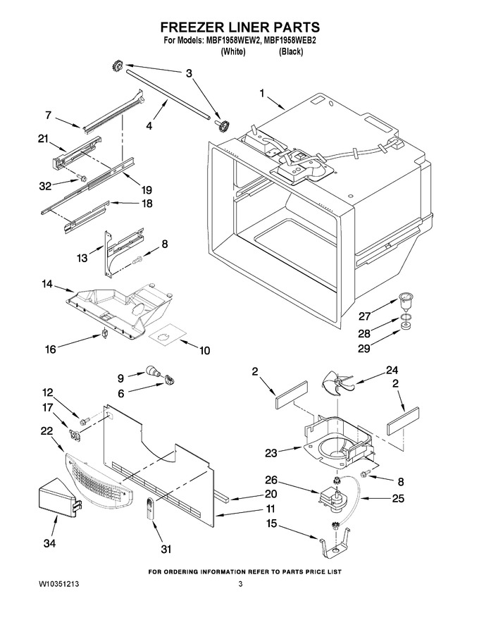 Diagram for MBF1958WEW2