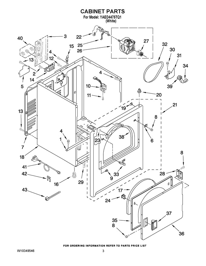 Diagram for YAED4475TQ1