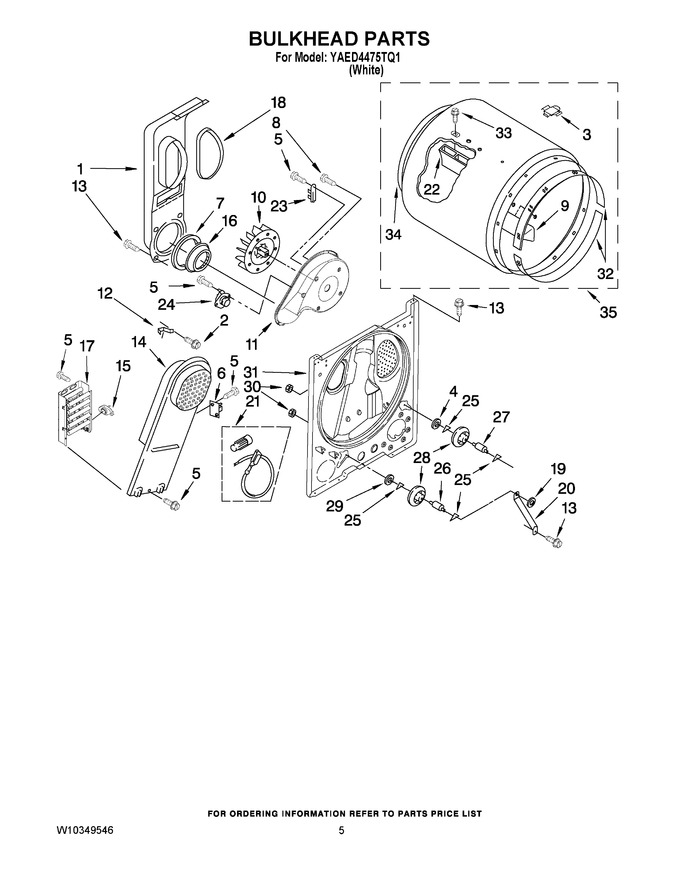 Diagram for YAED4475TQ1