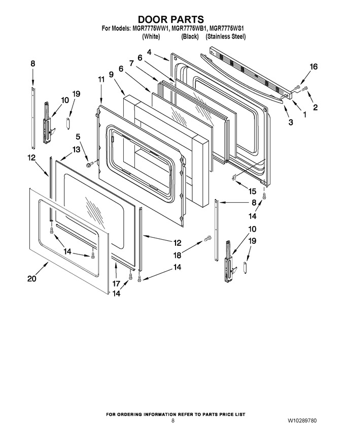 Diagram for MGR7775WW1