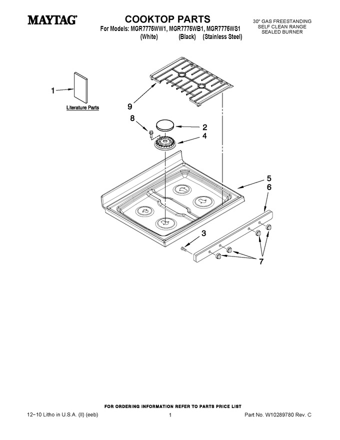 Diagram for MGR7775WW1
