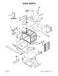 Diagram for 01 - Oven Parts
