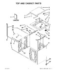 Diagram for 01 - Top And Cabinet Parts