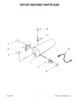 Diagram for 05 - Dryer Heating Parts - Gas