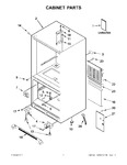 Diagram for 01 - Cabinet Parts