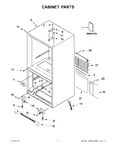 Diagram for 01 - Cabinet Parts