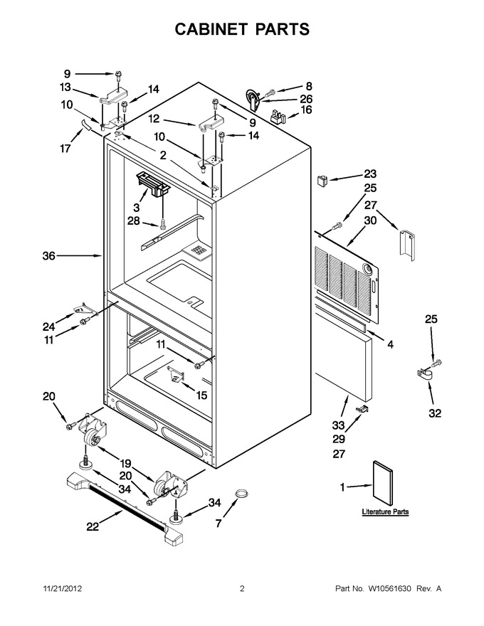 Diagram for JFC2290VEP8