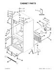 Diagram for 01 - Cabinet Parts