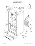Diagram for 01 - Cabinet Parts