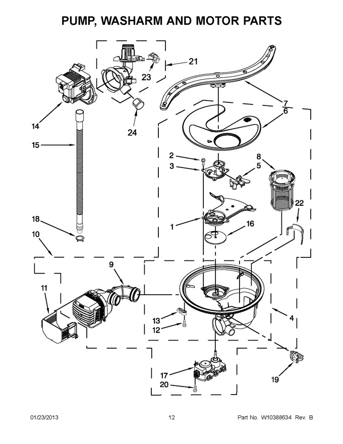 Diagram for JDB3650AWY4