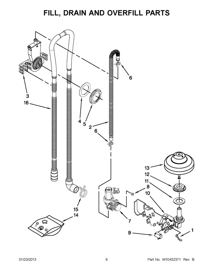 Diagram for JDB3650AWR5