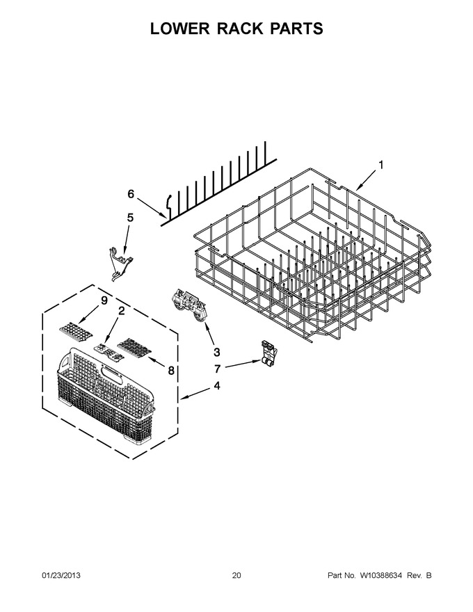Diagram for JDB3650AWY4