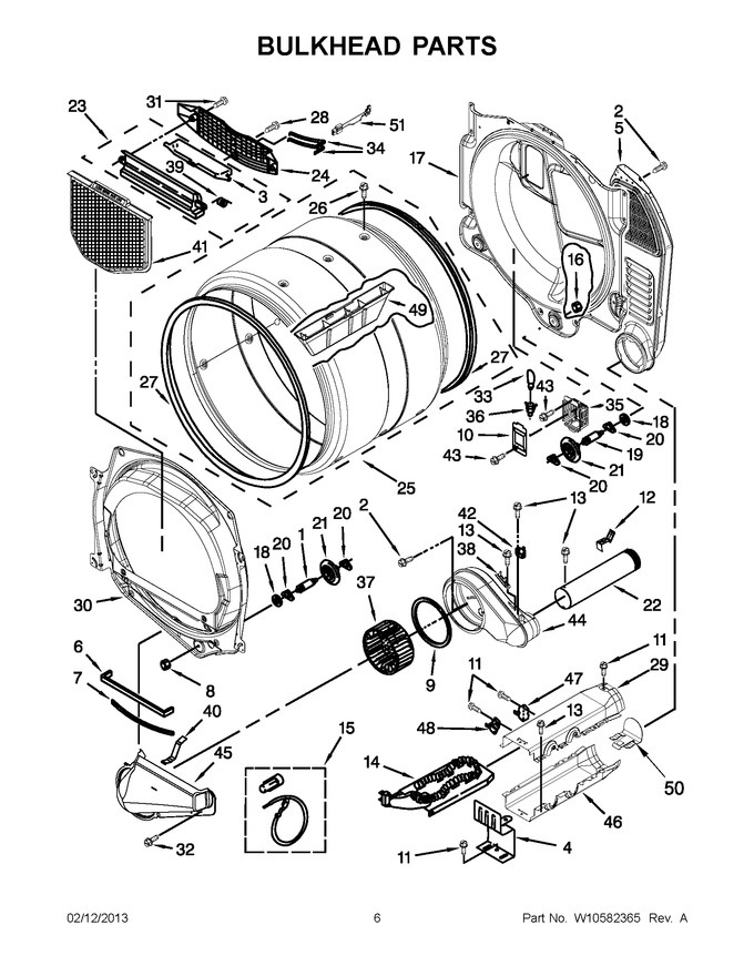 Diagram for YNED7300WW2